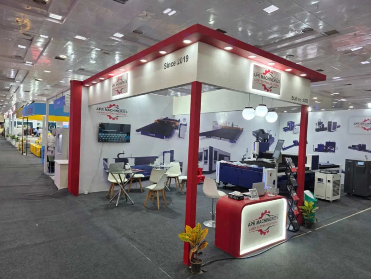 Exhibition stall fabrication